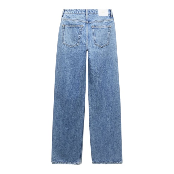 ZARA | Blue | Z1975 MID RISE STRAIGHT LONG LENGTH - Picture 3 of 13